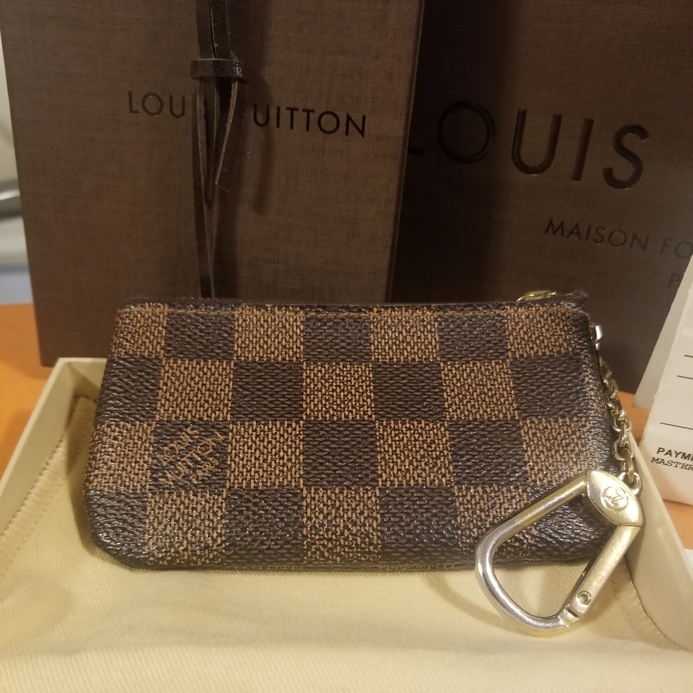 ❌‼SOLD‼❌ - LV Coin/Card Pouch/Key Cles - Damier Ebene